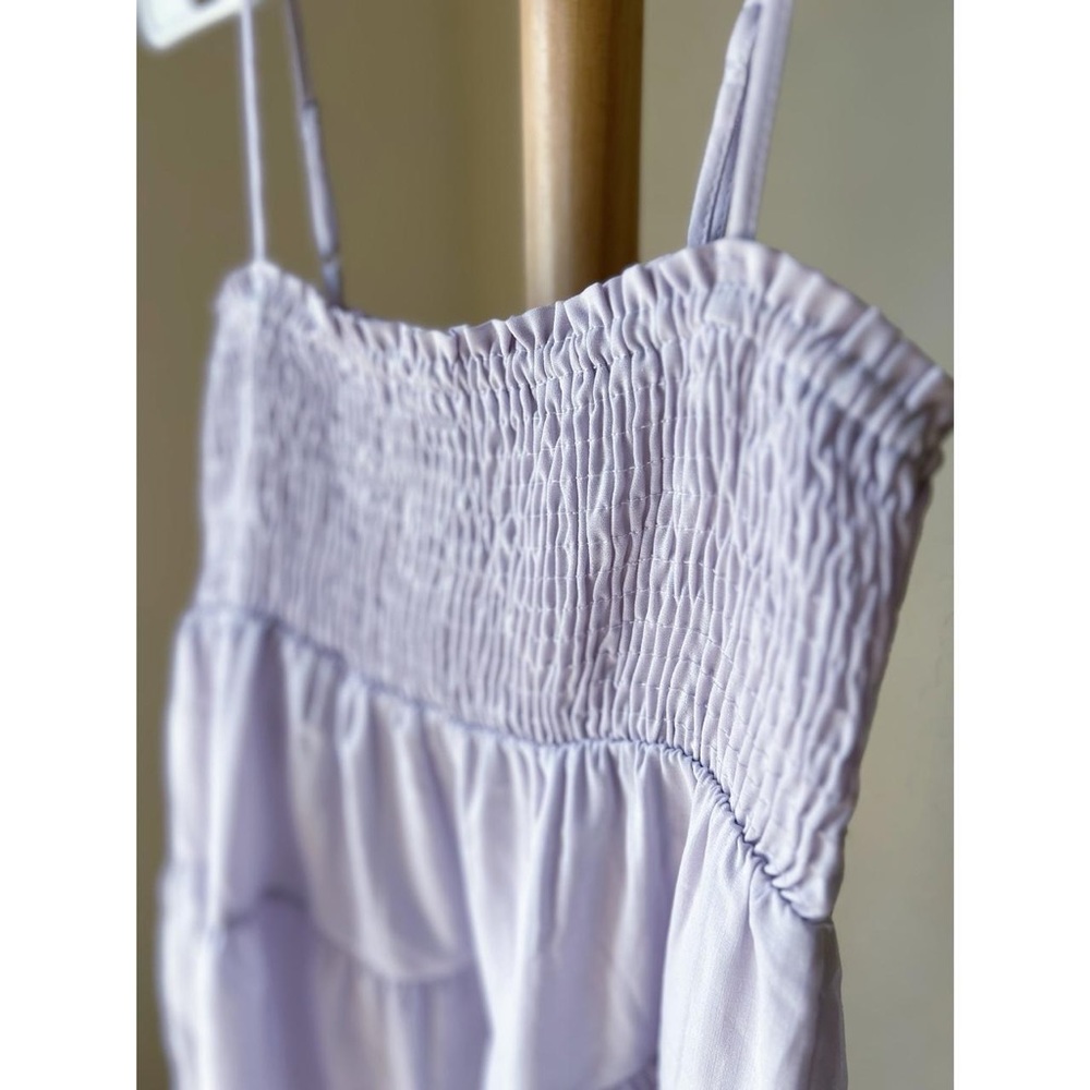 Paper Crane Purple Lilac Flowy Strappy Tank Top
